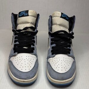 Nike Air Jordan 1 Retro High OG University Blue sneakers Youth Size 7
